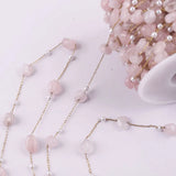 Natural Stone Pearl Beads Chains DIY Jewelry Making Necklace Findings