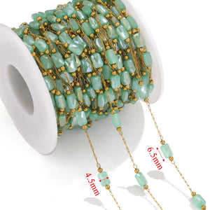 Stainless Steel Crystal Chains for DIY Necklace Bracelet