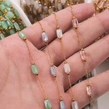 Stainless Steel Crystal Chains for DIY Necklace Bracelet