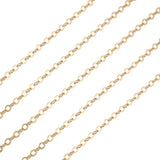 Brass Oval Paperclip Chains & Square Velvet Bags for DIY Bracelet Making