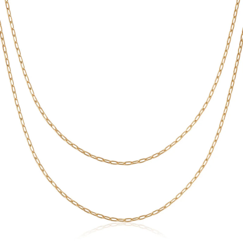 Brass Oval Paperclip Chains & Square Velvet Bags for DIY Bracelet Making