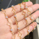 Star Butterfly Beads Pearls Necklace Chain for DIY Charms