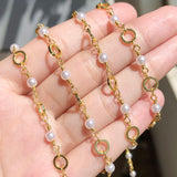 Star Butterfly Beads Pearls Necklace Chain for DIY Charms