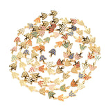 304 Stainless Sunflower Chains Enamel Colors Jewelry Making Necklace