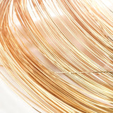 14K Square Wire DIY Hand Jewelry Hair Accessories Bulk Copper Wire 1m