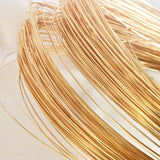 14K Square Wire DIY Hand Jewelry Hair Accessories Bulk Copper Wire 1m