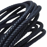 1m/lot 8mm Navy Round Leather Cord DIY Jewelry Making