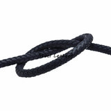 1m/lot 8mm Navy Round Leather Cord DIY Jewelry Making