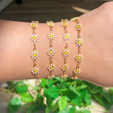 1m Copper Chain Flower Devil's Eyes Beads Chain DIY Jewelry Making