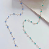 1m 3mm Crystal Stone Beads Chain for Jewelry Making