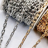 1m 5mm U Bamboo Knot Chain Necklace For Jewelry Making DIY