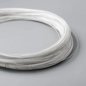 925 Sterling Silver Beading Stringing Wire Jewelry Thread 0.3-1mm