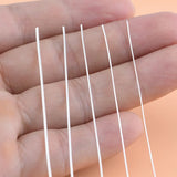 925 Sterling Silver Beading Stringing Wire Jewelry Thread 0.3-1mm