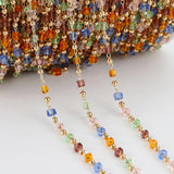 1m Bohemian Bead Necklace Choker KC Chain DIY Women Components