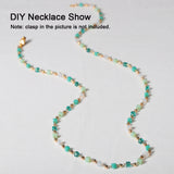 1m Bohemian Bead Necklace Choker KC Chain DIY Women Components