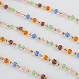 1m Bohemian Bead Necklace Choker KC Chain DIY Women Components