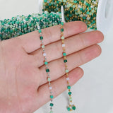 Bohemian Colorful KC Bead Chain Choker Necklace Women Charm Party Jewelry DIY
