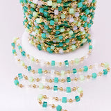 Bohemian Colorful KC Bead Chain Choker Necklace Women Charm Party Jewelry DIY