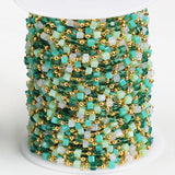 Bohemian Colorful KC Bead Chain Choker Necklace Women Charm Party Jewelry DIY