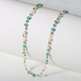 Bohemian Colorful KC Bead Chain Choker Necklace Women Charm Party Jewelry DIY