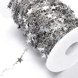 1m Stainless Steel Star Link Chains DIY for Jewelry Making