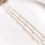 1m Pearl Chain Necklace Bracelet Chains DIY Earrings Supplies