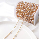 1m Pearl Chain Necklace Bracelet Chains DIY Earrings Supplies