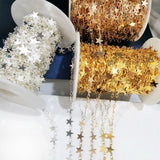 1m Star Chain KC Silver Chains for Necklace Bracelet Choker DIY
