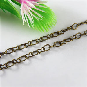 Vintage Alloy Necklace Chain 4.5*4mm Jewelry Making Bronze Chain