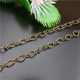 Vintage Alloy Necklace Chain 4.5*4mm Jewelry Making Bronze Chain