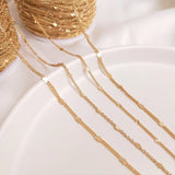 1m 1.5mm Copper Press Rounding Chain for Jewelry Making