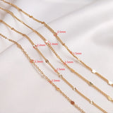 1m 1.5mm Copper Press Rounding Chain for Jewelry Making