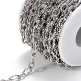 1m Stainless Steel Necklace Chain Bulk for DIY Jewelry Making