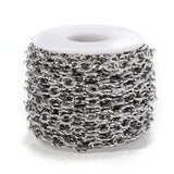 1m Stainless Steel Necklace Chain Bulk for DIY Jewelry Making