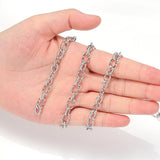 1m Stainless Steel Necklace Chain Bulk for DIY Jewelry Making
