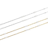 Stainless Steel Necklace Chains Bulk 2mm Pearl Bead Link Chains