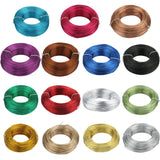 15 Colors 1mm-3mm Stainless Steel Aluminum Craft Wire for Jewelry Making