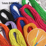1mm Beading Elastic Cord 84 Meters Rubber Band Stretch Cord DIY Bracelet Sewing