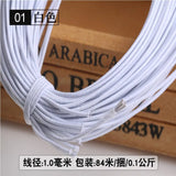 1mm Beading Elastic Cord 84 Meters Rubber Band Stretch Cord DIY Bracelet Sewing