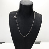 1mm Anchor Chain Adjustable Necklace 925 Sterling Silver Gift
