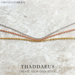1mm Anchor Chain Adjustable Necklace 925 Sterling Silver Gift