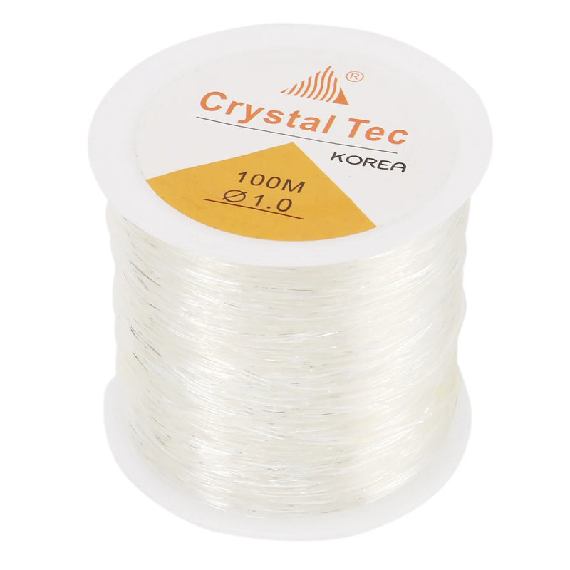 1mm Clear Bead Cord Crystal Elastic Stretchy Bracelet String