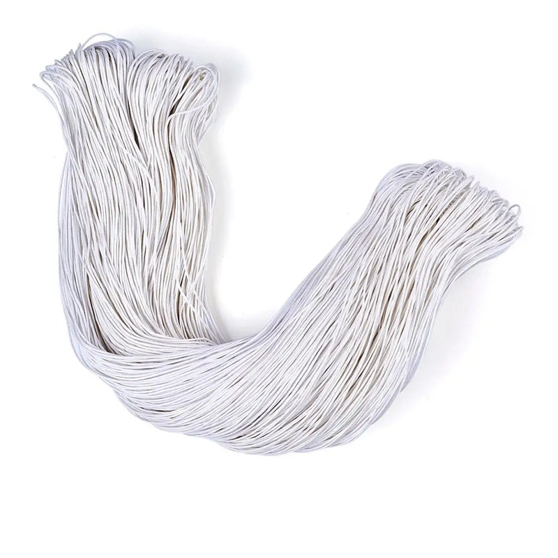 1mm Waxed Cotton Cord Thread Necklace Rope Beading Braided Thread