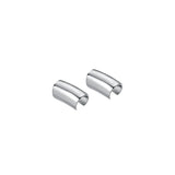 925 Silver Geometric Cuff Clip Earrings - No Piercing