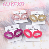 Acrylic Icecream Lip Donut Evil Eye Girl Earrings Pink Dangle Earring