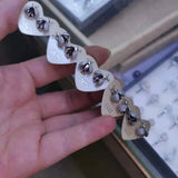 Animal insect s925 silver citrine garnet earrings zircon pendientes