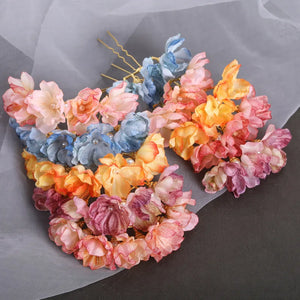 Gothic Flower U-shaped Hair Pins Wedding Hair Accessories Bridal Hair Clips