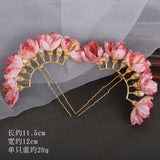 Gothic Flower U-shaped Hair Pins Wedding Hair Accessories Bridal Hair Clips