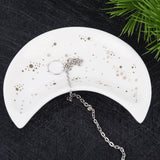 Moon Shaped Jewelry Display Dishes Earrings Tray Ring Dish