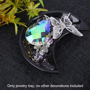 Moon Shaped Jewelry Display Dishes Earrings Tray Ring Dish